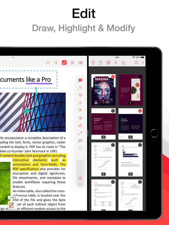 PDF Pro - Reader Editor Forms screenshot 9