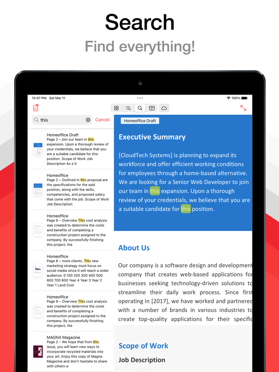 PDF Pro - Reader Editor Forms screenshot 7