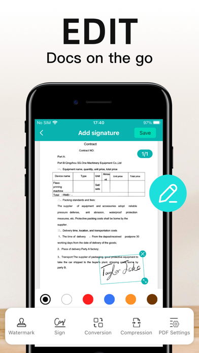 pdf scanner-cam scan app screenshot 6