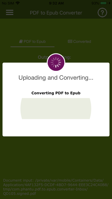 PDF to Epub Converter screenshot 2
