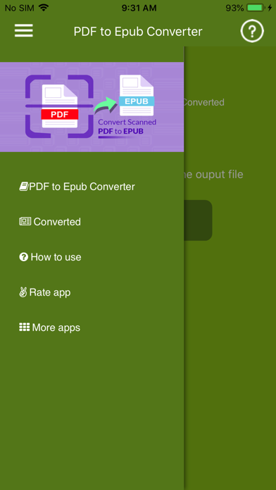 PDF to Epub Converter screenshot 4