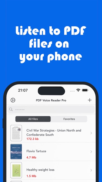 PDF Voice Reader - Docs Aloud screenshot 1