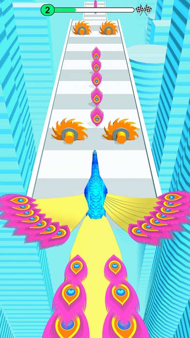 Peacock Hairy Tail Challenge screenshot 4