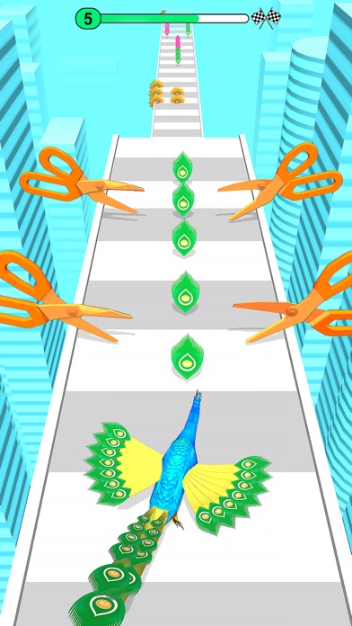 Peacock Hairy Tail Challenge screenshot 3