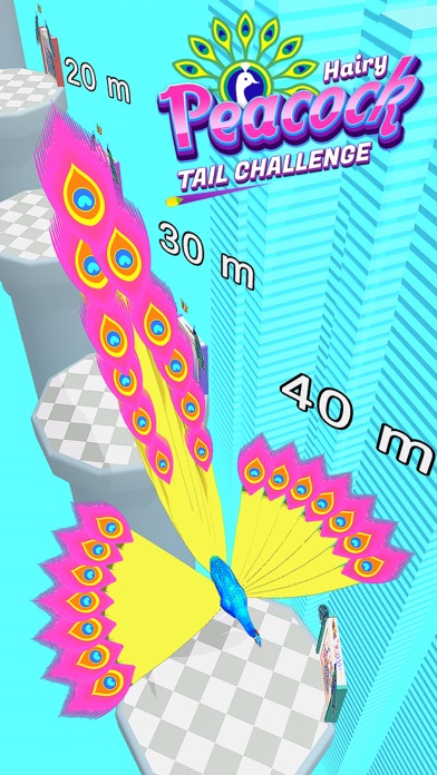 Peacock Hairy Tail Challenge screenshot 2