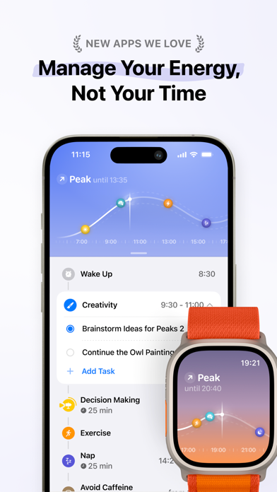 Peaks: Sleep & Energy screenshot 7