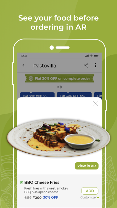 peAR - The AR Menu App screenshot 3