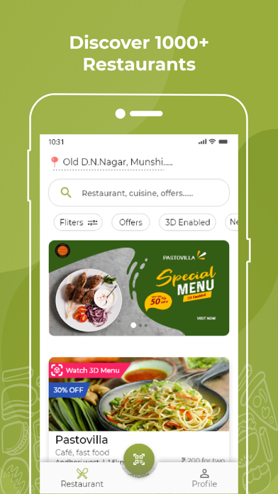 peAR - The AR Menu App screenshot 5