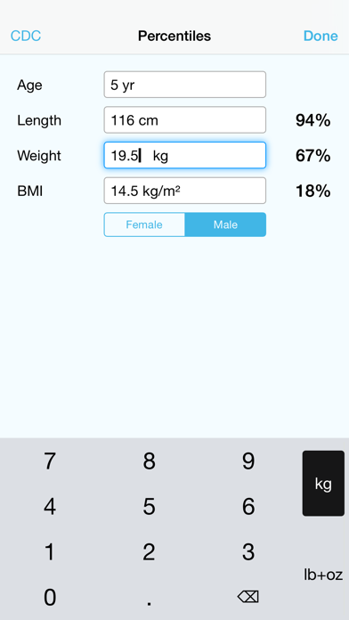 Pediatric Growth Charts by Boston Children's Hospital screenshot 4