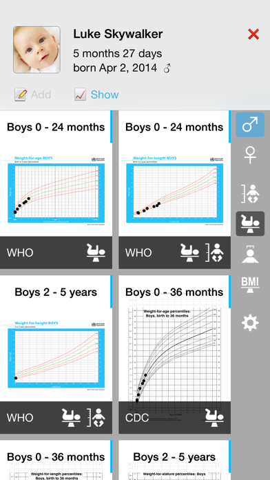 Pediatric Growth Charts by Boston Children's Hospital screenshot 3
