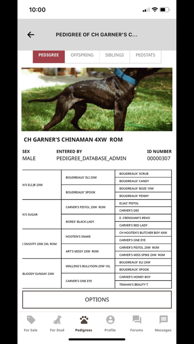 Pedigree Database screenshot 1