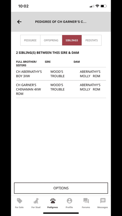 Pedigree Database screenshot 3