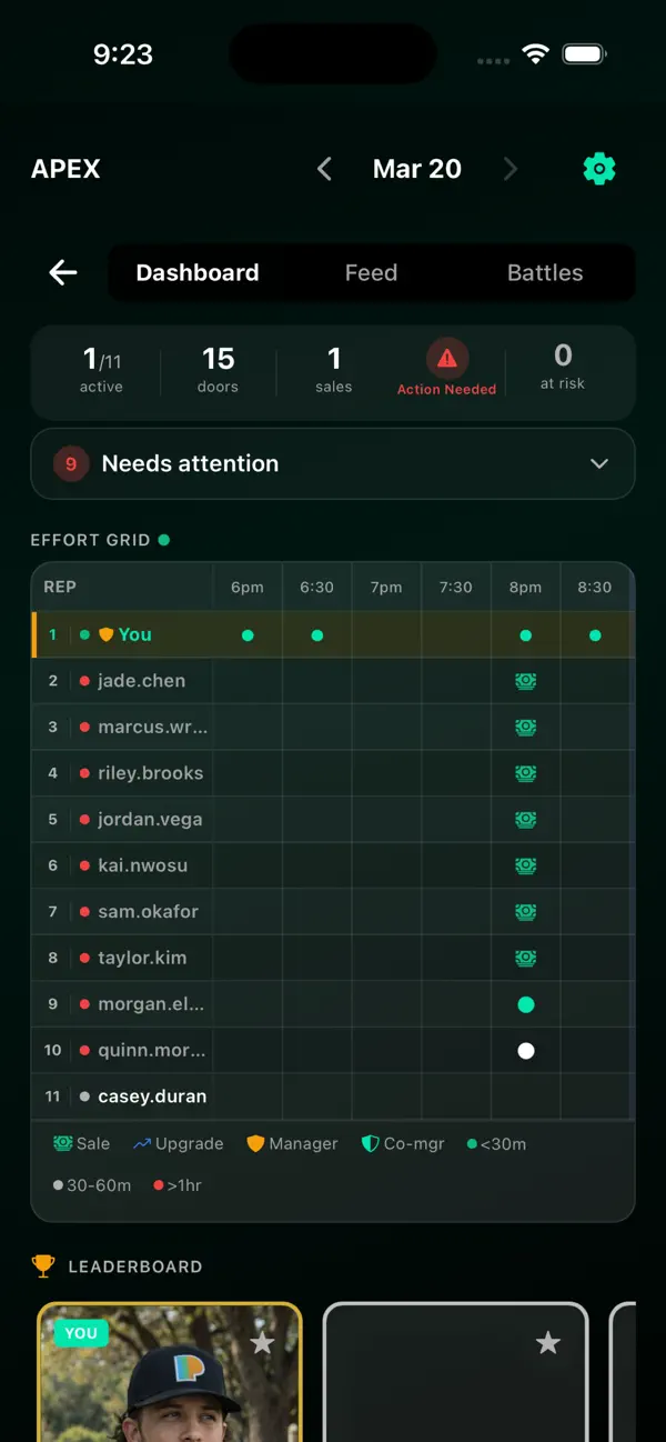 Pedla: D2D Sales Tally Counter screenshot 2