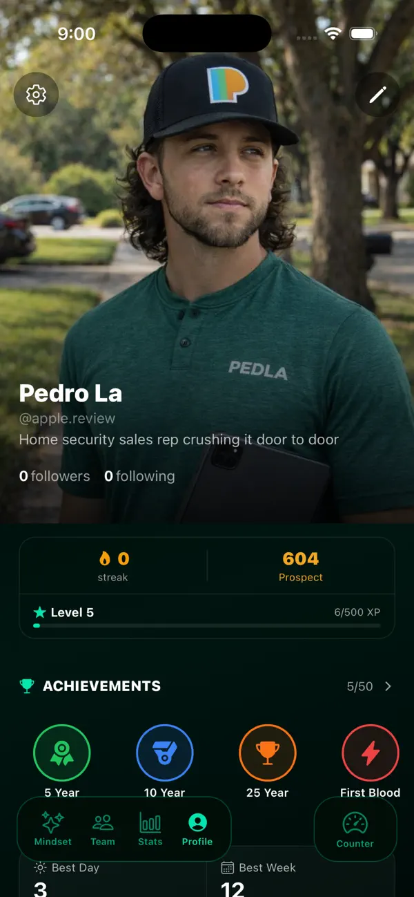 Pedla: D2D Sales Tally Counter screenshot 5