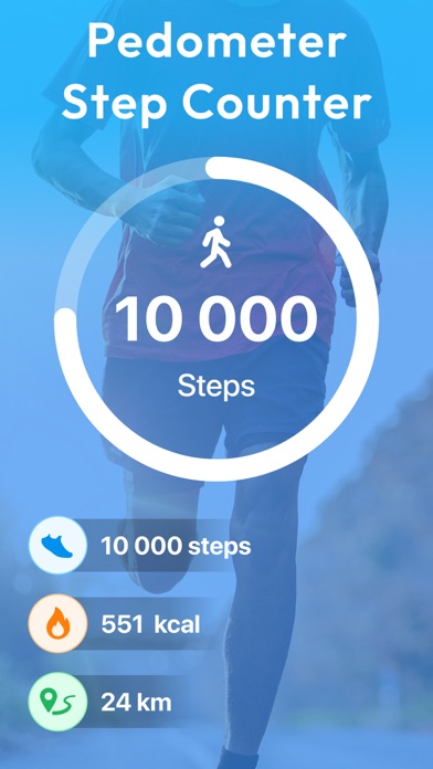 Pedometer - Run & Step Counter screenshot 1