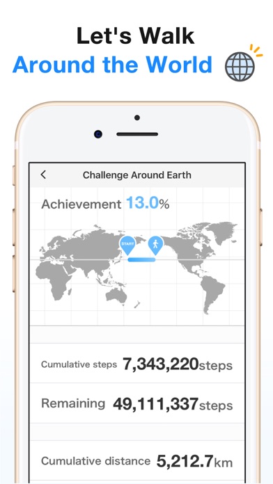 Pedometer - Steps Counter app screenshot 2
