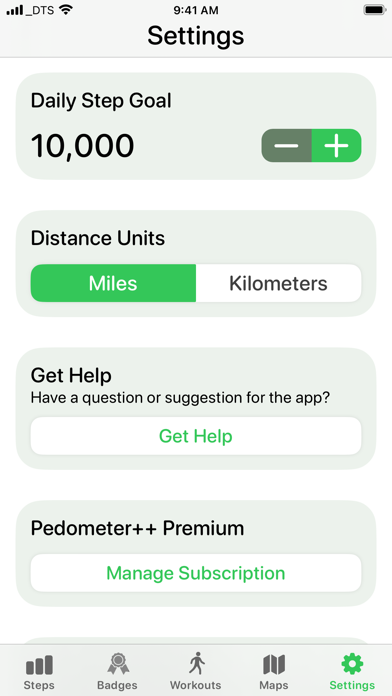Pedometer++ screenshot 1