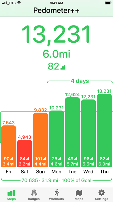 Pedometer++ screenshot 7