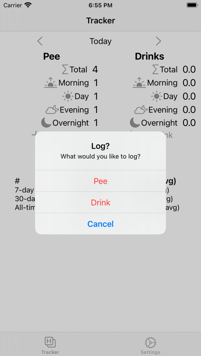 Pee Tracker screenshot 4