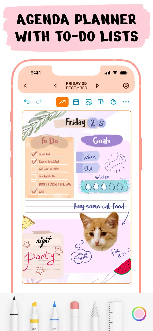 Pencil Calendar: Daily Planner screenshot 3