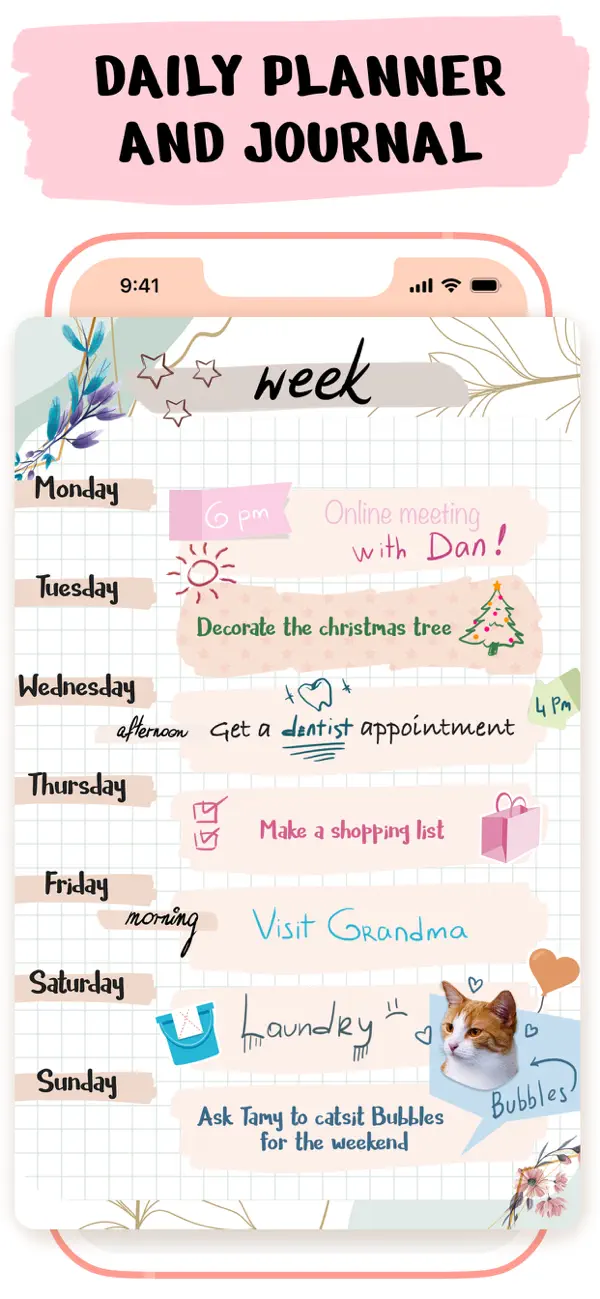 Pencil Calendar: Daily Planner screenshot 4