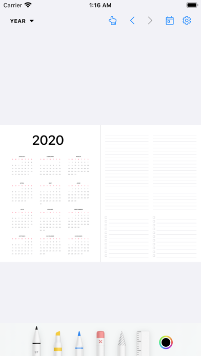 Pencil Planner & Draw Calendar screenshot 2