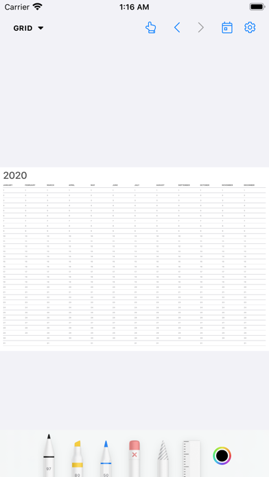 Pencil Planner & Draw Calendar screenshot 1