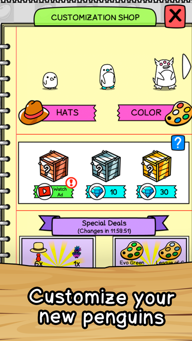 Penguin Merge Evolution screenshot 1