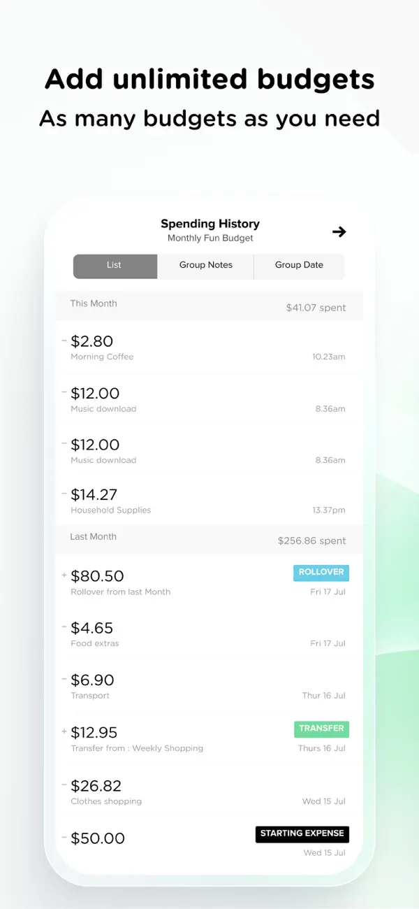 Pennies: Budget & Bill Tracker screenshot 1