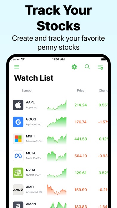 Penny Stocks Screener: AI Scan screenshot 1