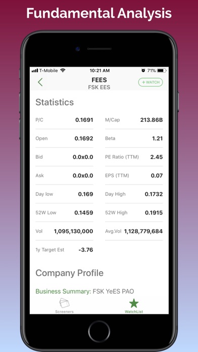 Penny Stocks Tracker &Screener screenshot 2