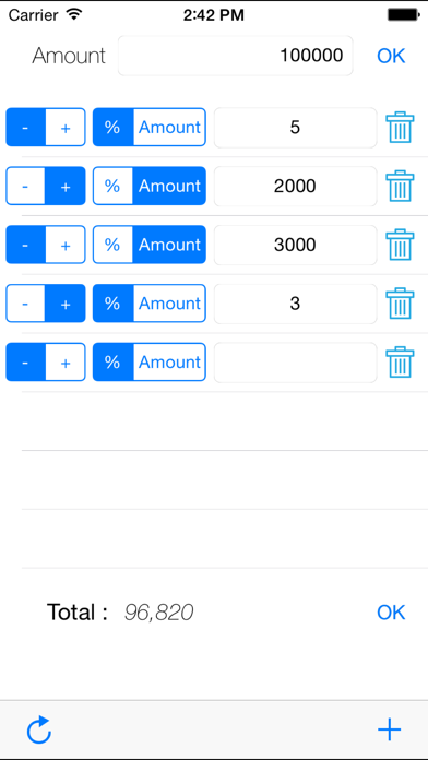 Percent Calculator (discount) screenshot 1