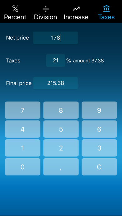 Percent Calculator easy screenshot 1