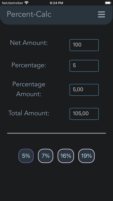 Percent Calculator - % screenshot 1
