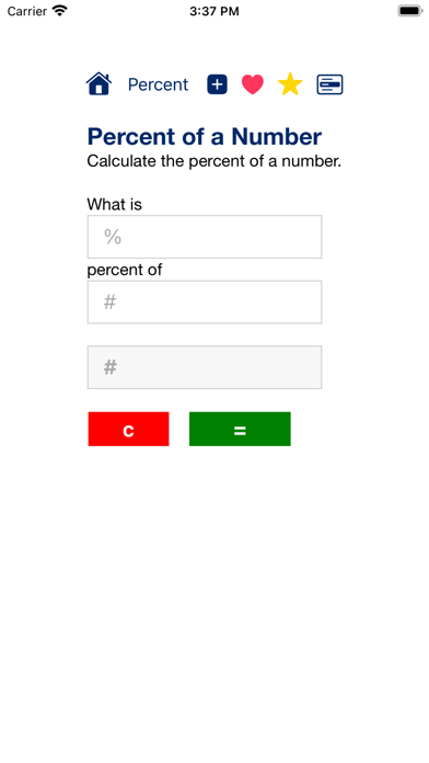 Percent Calculators screenshot 2