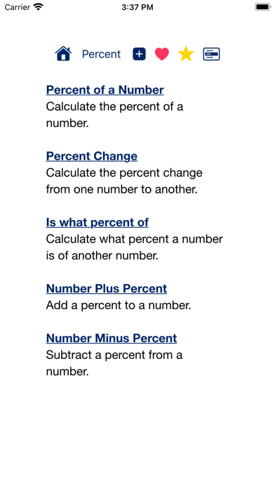 Percent Calculators screenshot 1