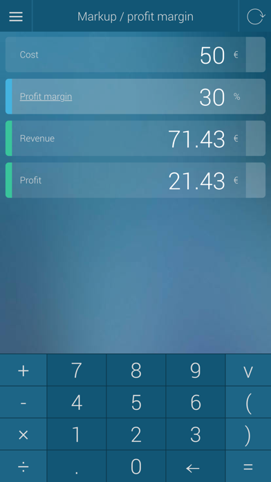 Percentage Calculator - percent, discount, tip screenshot 3