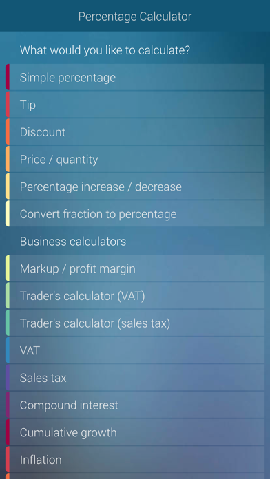 Percentage Calculator - percent, discount, tip screenshot 5