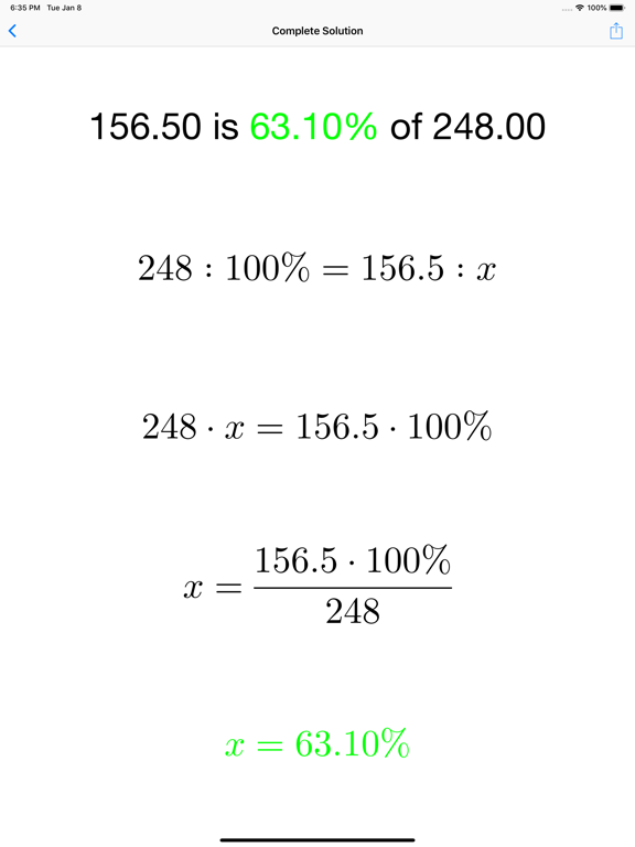 Percentage Solver screenshot 7