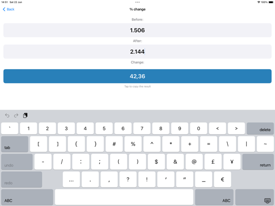 Percentages % screenshot 1