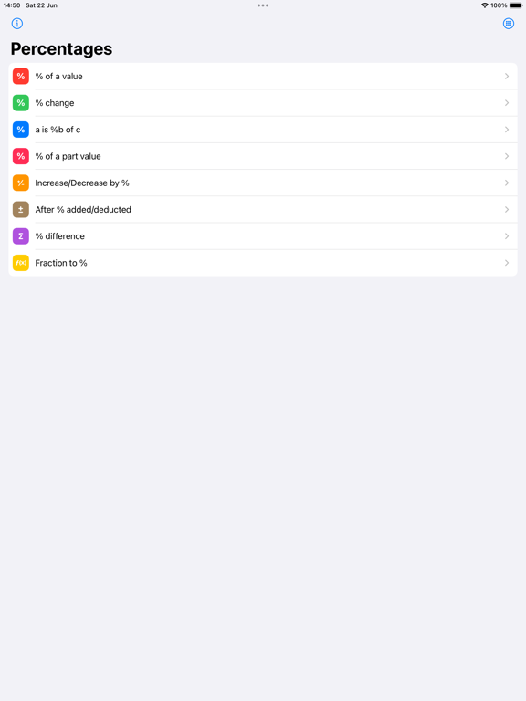 Percentages % screenshot 4