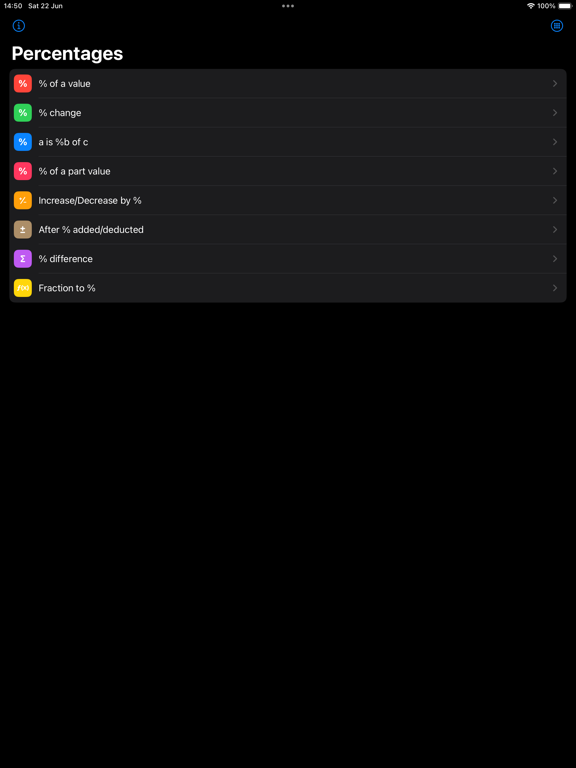 Percentages % screenshot 9