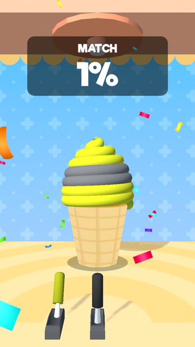 Perfect Ice Cream 3D - Roll it screenshot 1