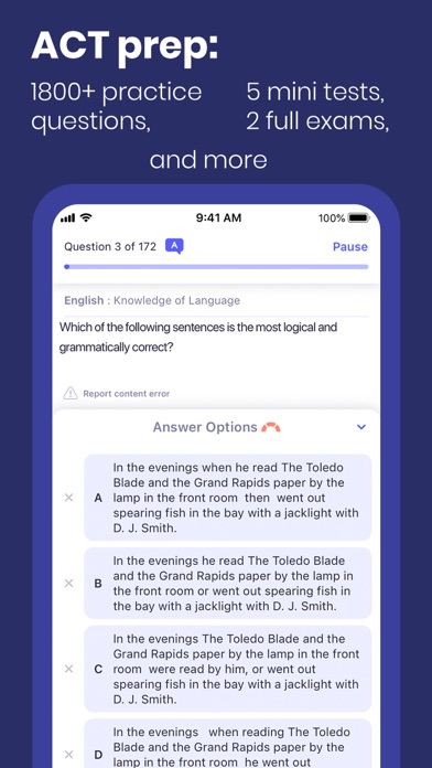 PerfectPrep - ACT & SAT Prep screenshot 8