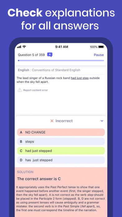 PerfectPrep - ACT & SAT Prep screenshot 4