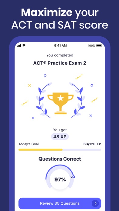 PerfectPrep - ACT & SAT Prep screenshot 1