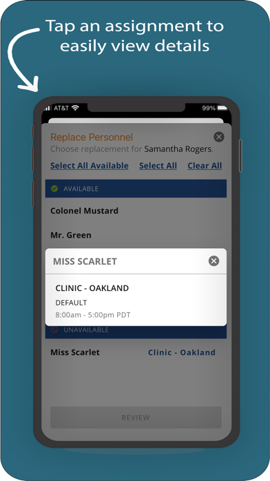 PerfectServe LB Scheduling screenshot 2