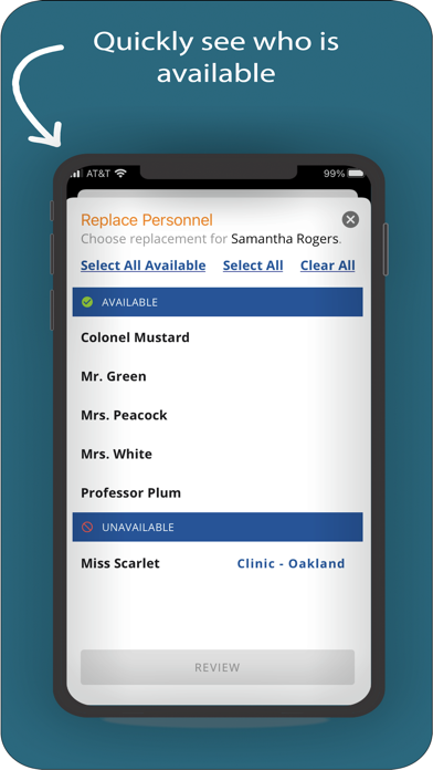 PerfectServe LB Scheduling screenshot 1
