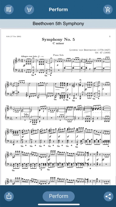 Perform™ Scrolling Sheet Music screenshot 4