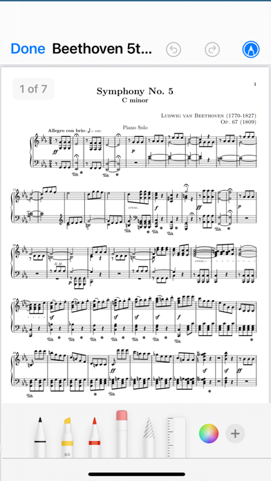 Perform™ Scrolling Sheet Music screenshot 2